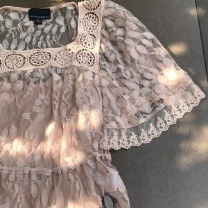 Cynthia Rowley lace shirt